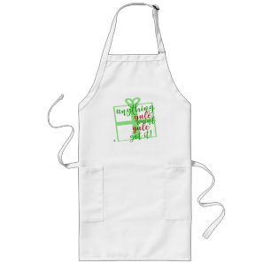 Yule Got It Funny December Christmas Saying Long Apron