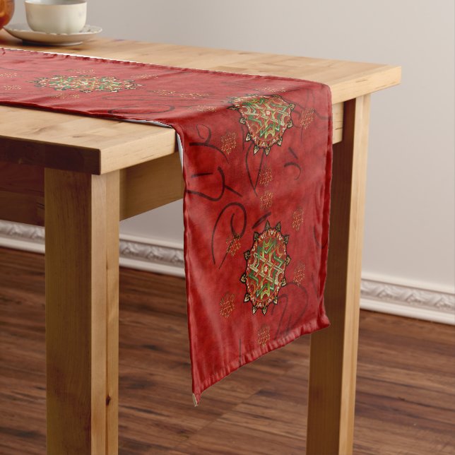 Yule Mandala Medium Table Runner (In Situ)