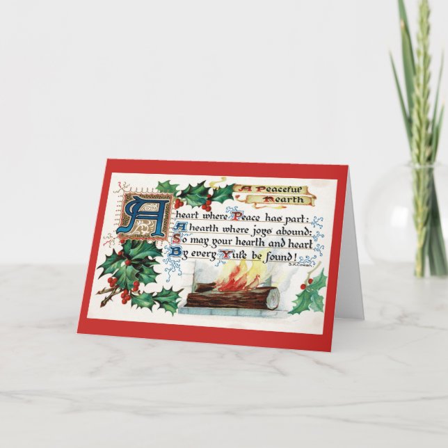 Yule Tide Greeting Card (Front)