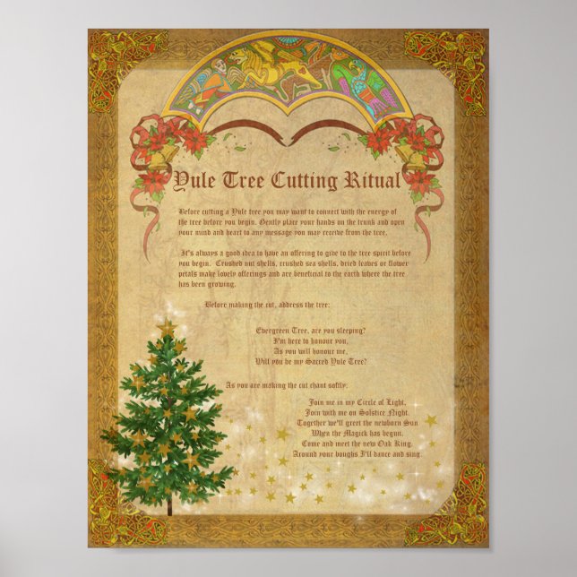 YULE TREE CUTTING RITUAL POSTER (Front)