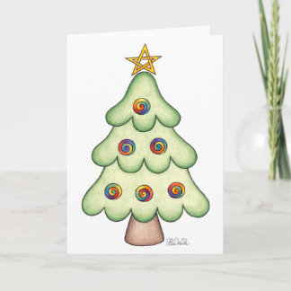 Yule Tree Holiday Card