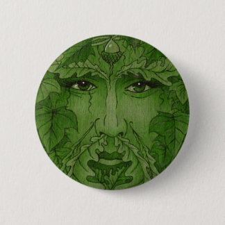 yuleking green 6 cm round badge