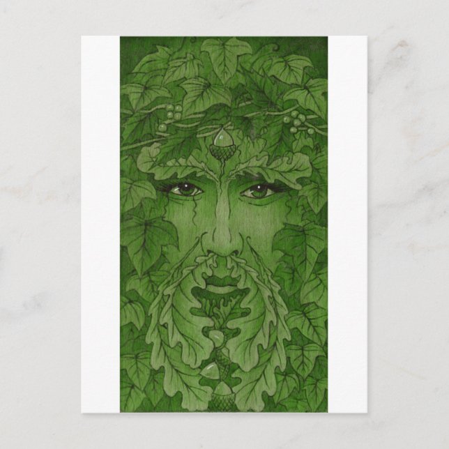 yuleking green postcard (Front)
