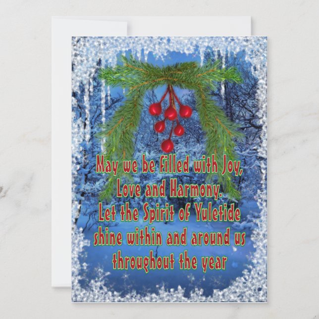 YULETIDE BLESSING (Front)