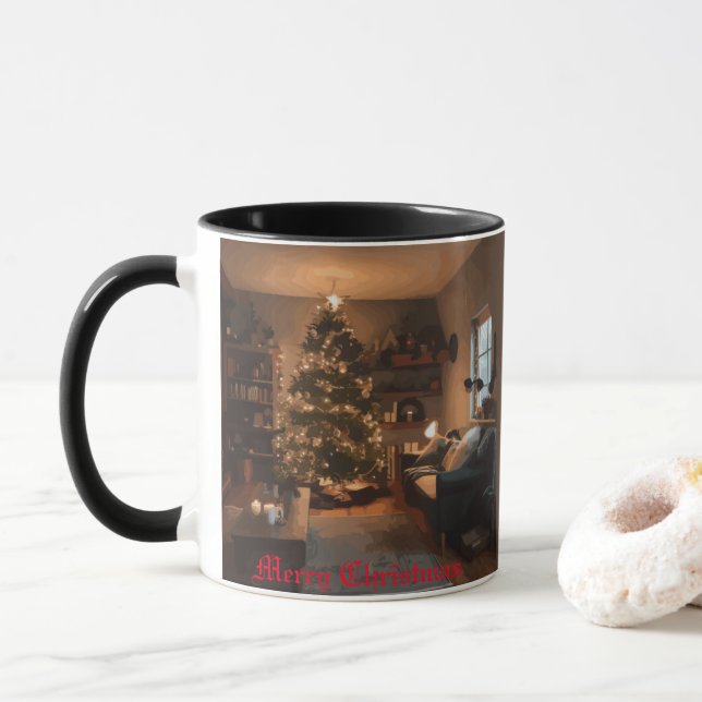 Yuletide Charm Mug (With Donut)