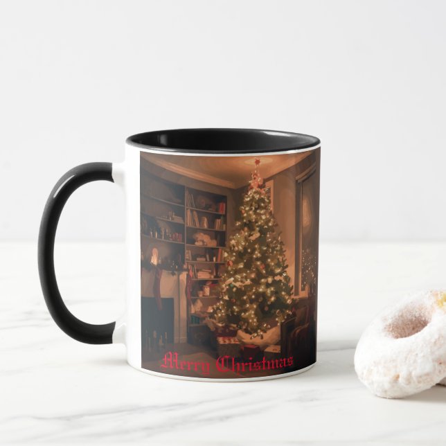 Yuletide Charm Mug (With Donut)