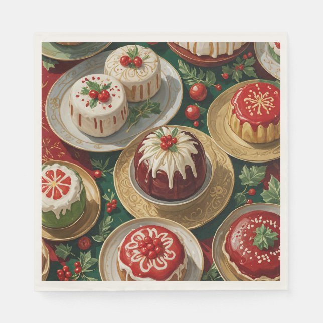 Yuletide Feast Napkin (Front)