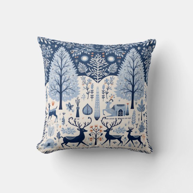 Yuletide Greetings Cushion (Front)