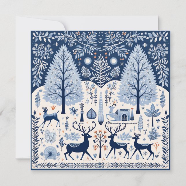 Yuletide Greetings Holiday Card (Front)