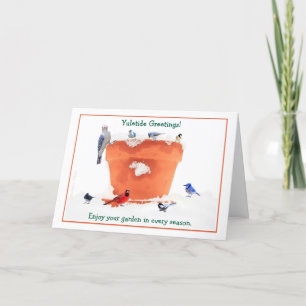 Yuletide Greetings-holiday/Christmas Holiday Card