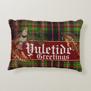 Yuletide Greetings Northern Flicker Accent Pillow