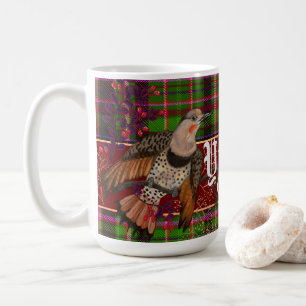 Yuletide Greetings Northern Flicker Coffee Mug