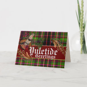 Yuletide Greetings Northern Flicker Holiday Card