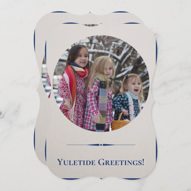 Yuletide of Children's Greeting Card (Front/Back)