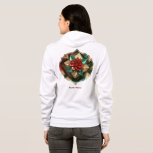 Yuletide Opulence: Golden Threads of Christmas Hoodie
