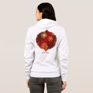 Yuletide Opulence: Golden Threads of Christmas Hoodie