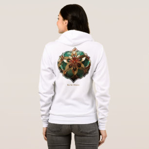 Yuletide Opulence: Golden Threads of Christmas Hoodie