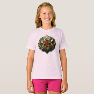Yuletide Opulence: Golden Threads of Christmas T-Shirt