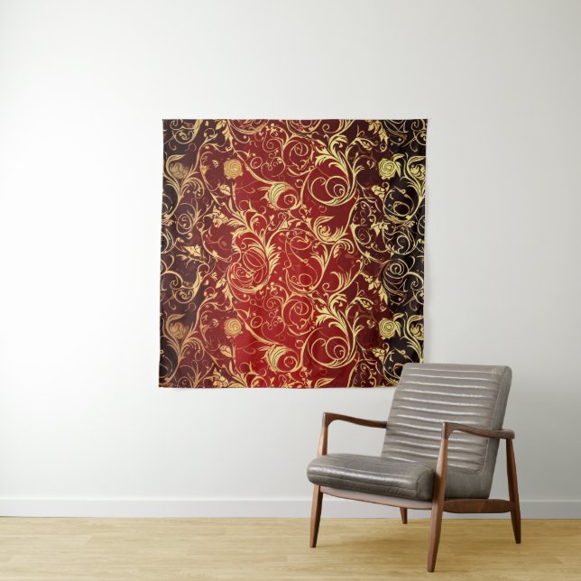 Yuletide Opulence: Golden Threads of Christmas Tapestry (In Situ (Horizontal))