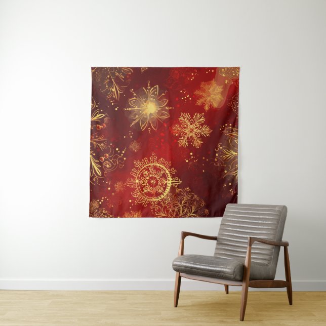 Yuletide Opulence: Golden Threads of Christmas Tapestry (In Situ (Horizontal))