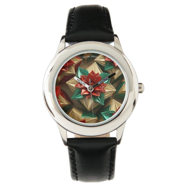 Yuletide Opulence: Golden Threads of Christmas Watch (Front)