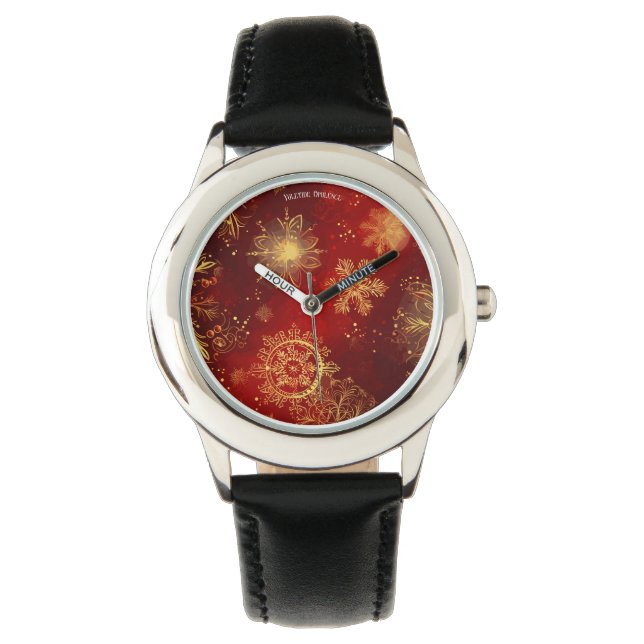 Yuletide Opulence: Golden Threads of Christmas Watch (Front)