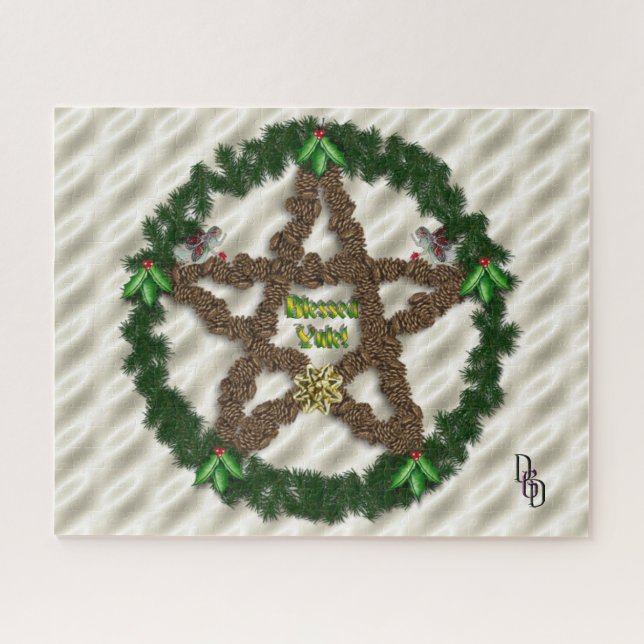 Yuletide Pentacle Jigsaw Puzzle (Horizontal)