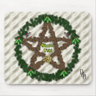 Yuletide Pentacle Mouse Pad