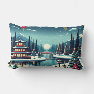 Yuletide Reflections in the East Tote Bag Lumbar Cushion