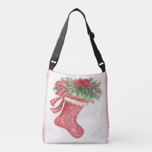 Yuletide Stocking Crossbody Bag