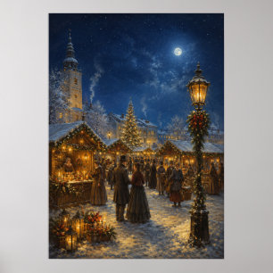 Yuletime City II - Christmas Market Poster