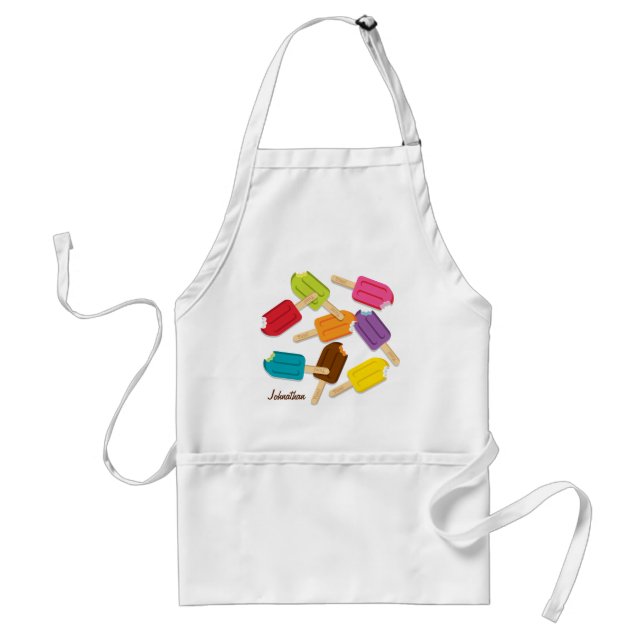Yum! Popsicle Apron (CUSTOMIZABLE) (Front)