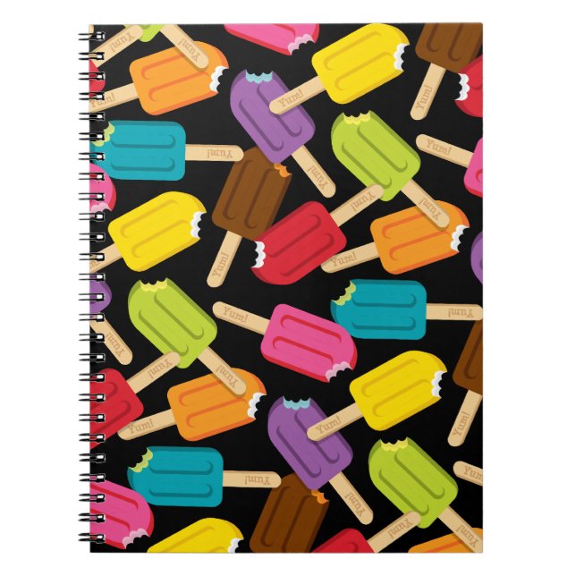 Yum! Popsicle Journal (Black) (Front)