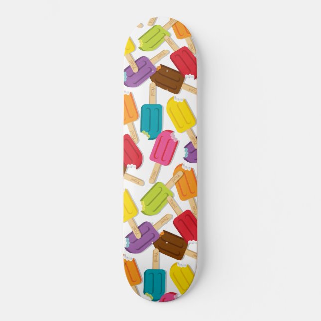 Yum! Popsicle Skateboard (White) (Front)