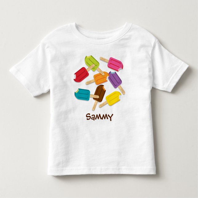 Yum! Popsicle Toddler Tee (CUSTOMIZABLE!) (Front)