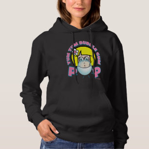 YUM YUM BUBBLE GUM GIRL BLOWING BUBBLE RETRO 90's Hoodie