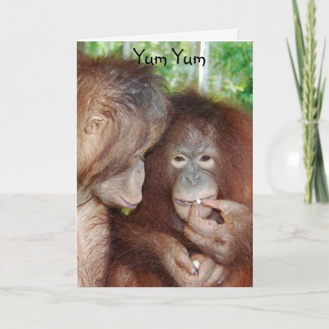 Yum Yum Happy Birthday Treats Card (Front)