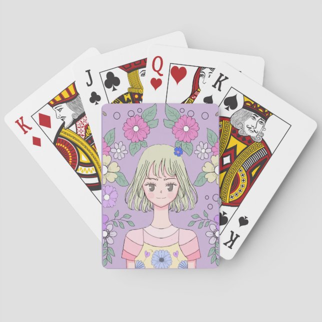 Yuma no Hana playing cards (Back)