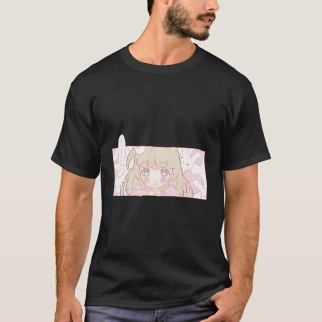 Yume Kawaii Anime Soft Girl Aesthetic Egirl Pastel T-Shirt (Front)