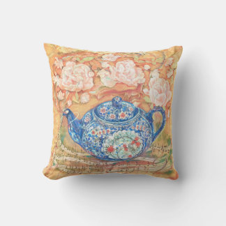 Yume Pot: Teatime Rhapsody Throw Pillow