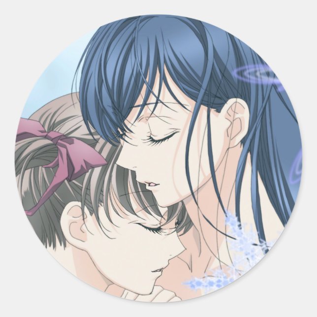 Yumi x Sachiko | Maria-sama ga Miteru | Marimite  Classic Round Sticker (Front)
