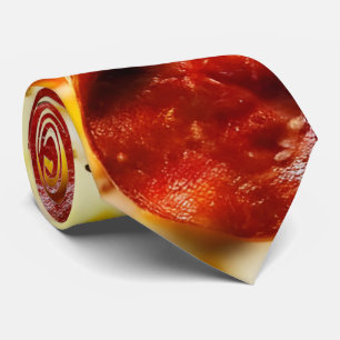 Yummy All Over Pizza Neck Tie