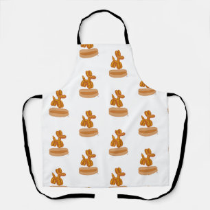 Yummy Balloon Hot Dog Funny Cartoon Apron