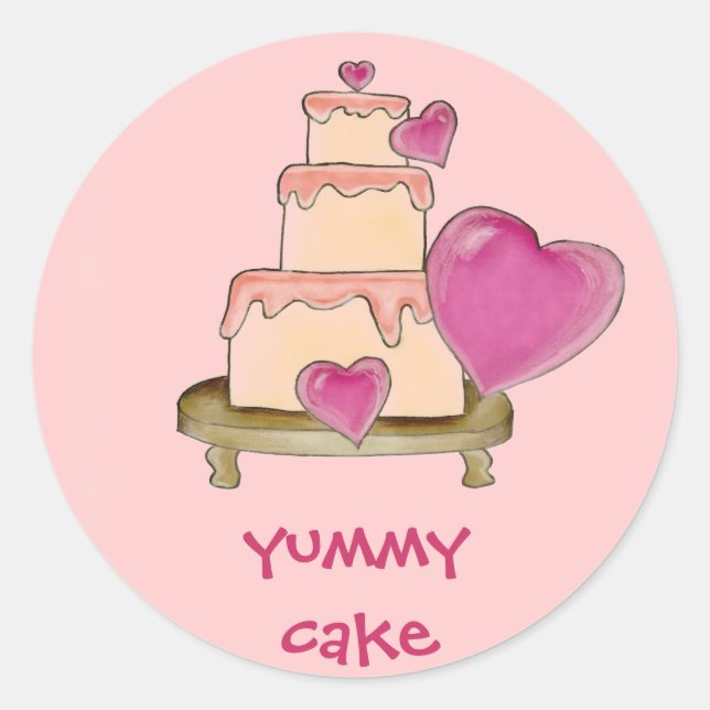 Yummy Cake Stickers (Front)