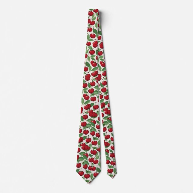 Yummy Cherries Tie (Front)