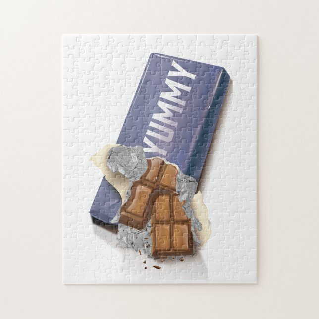 Yummy Chocolate Bar Jigsaw Puzzle (Vertical)