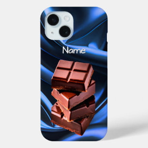 Yummy Chocolate Candy Squares iPhone 15 Case