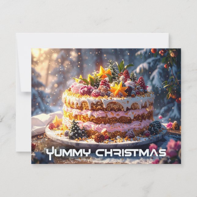 YUMMY CHRISTMAS HOLIDAY CARD (Front)