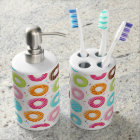 Yummy colourful sprinkles doughnuts toppings