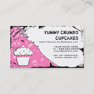 yummy crumbs cupcakes business card